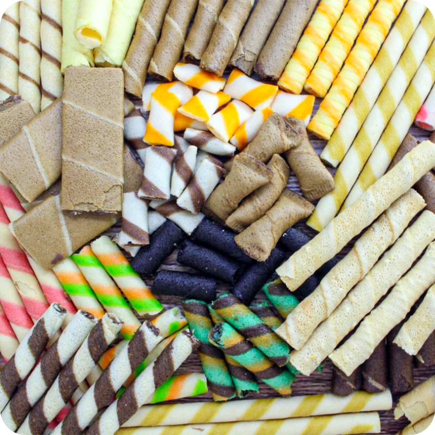 automatic wafer stick rolls machine automatic wafer stick rolls machine