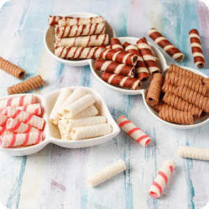 automatic wafer stick rolls machine