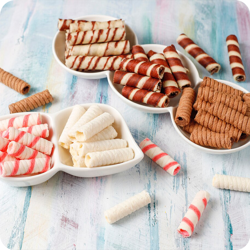 automatic wafer stick rolls machine automatic wafer stick rolls machine