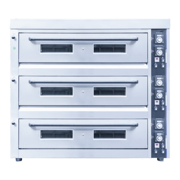 oven 3 deck 9 tray