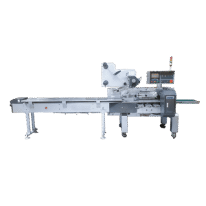horizontal medium flow wrapper machine