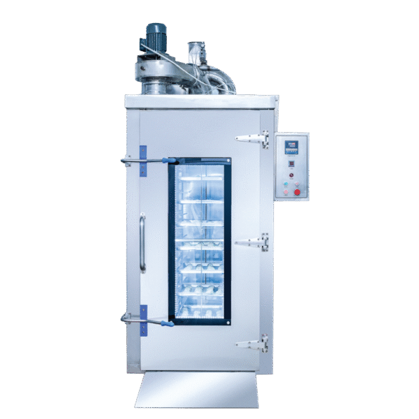 single door food steamer with 34 tray trolley