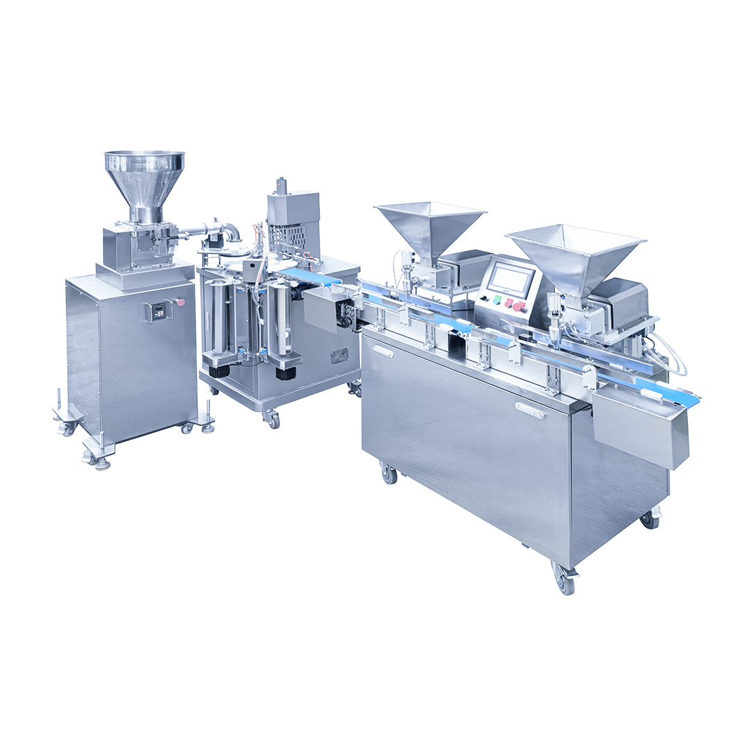 pie forming machine with filling and feeder pie forming machine with filling and feeder