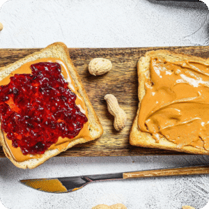 spread floss & toast filling with two materials machine
