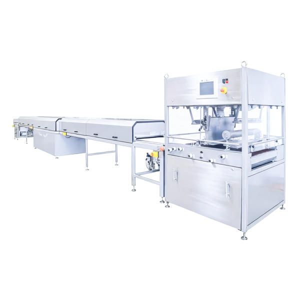 Saingi Merek Global: Automasi Pembuatan Biskuit Lapis Berkrim Kecepatan Tinggi enrober machine