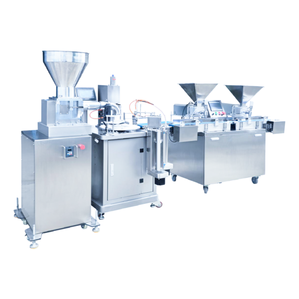 tart/pie forming machine with filling and feeder