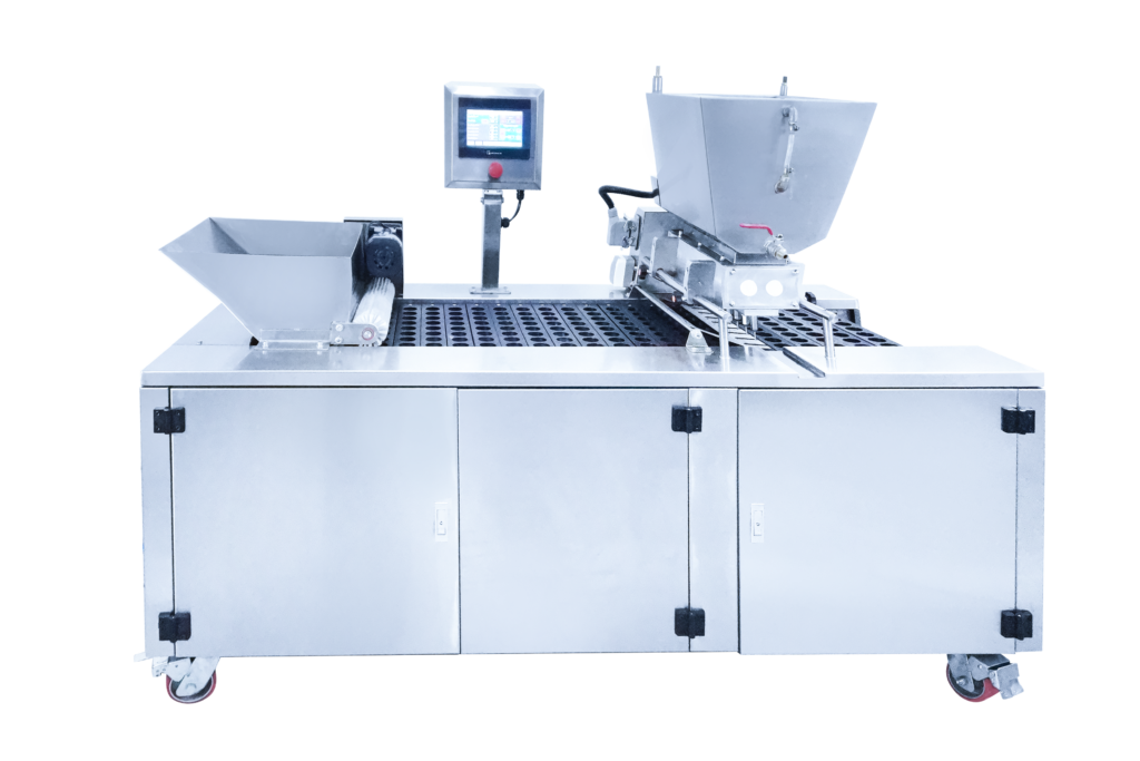 Estetika Zero-Waste: Menjaga Visual Premium Cake dengan Teknologi Potong Ultrasonik multi injection and filling machine (mini) (1)